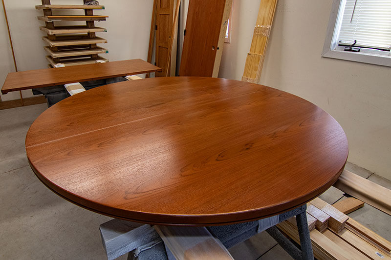 Refinish Furniture Stain Kitchen Table in Shop Schwaller's Painting Staining & Drywall Wisconsin